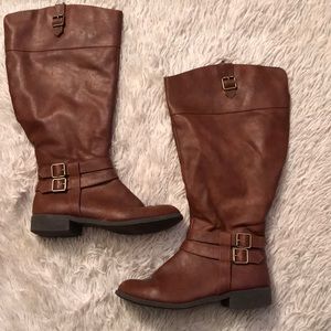 America eagle brown riding boots